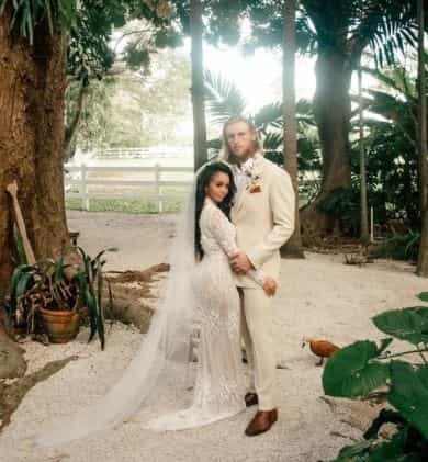 Vanessa Morgan and Michael Kopech Wedding pictures